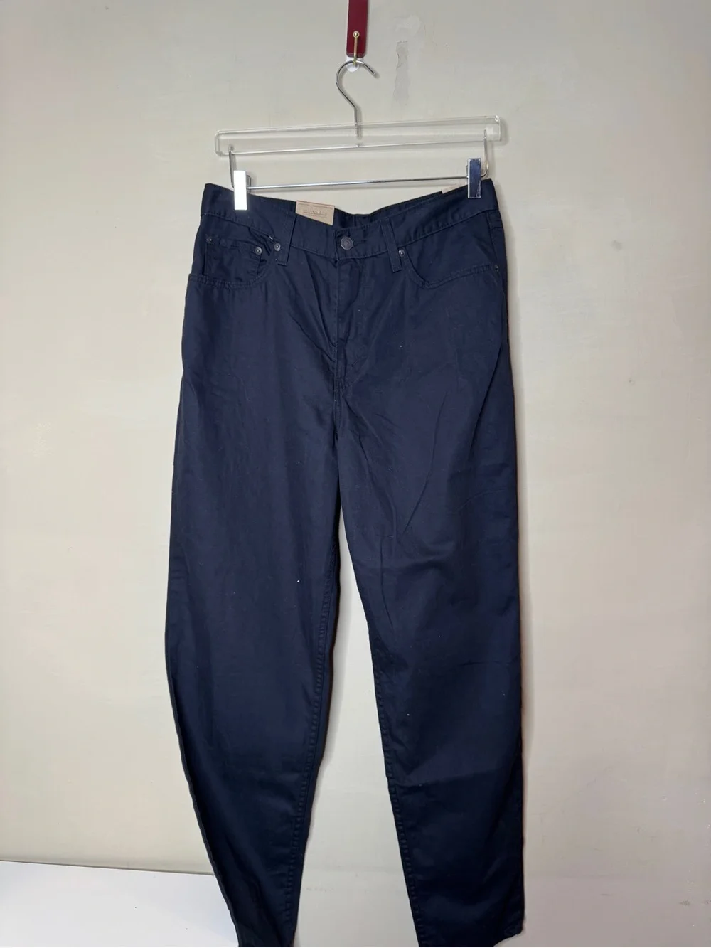 Levi’s High Waisted Mom Jeans Black 31x30 Tapered High Rise Relaxed Fit NWT